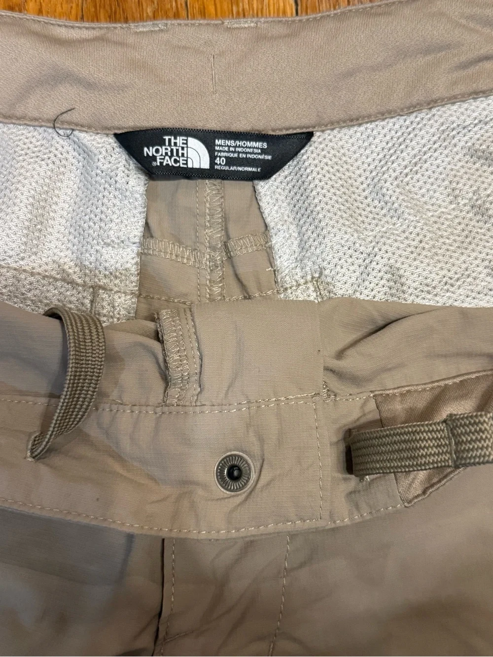 The North Face Men’s Khaki Lightweight Hybrid Shorts